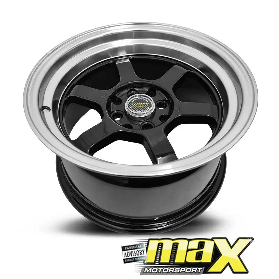 15 Inch Mag Wheel - MX6022 V.olk Deep Dish Wheels - 4x100 / 4x114.3 PCD Max Motorsport
