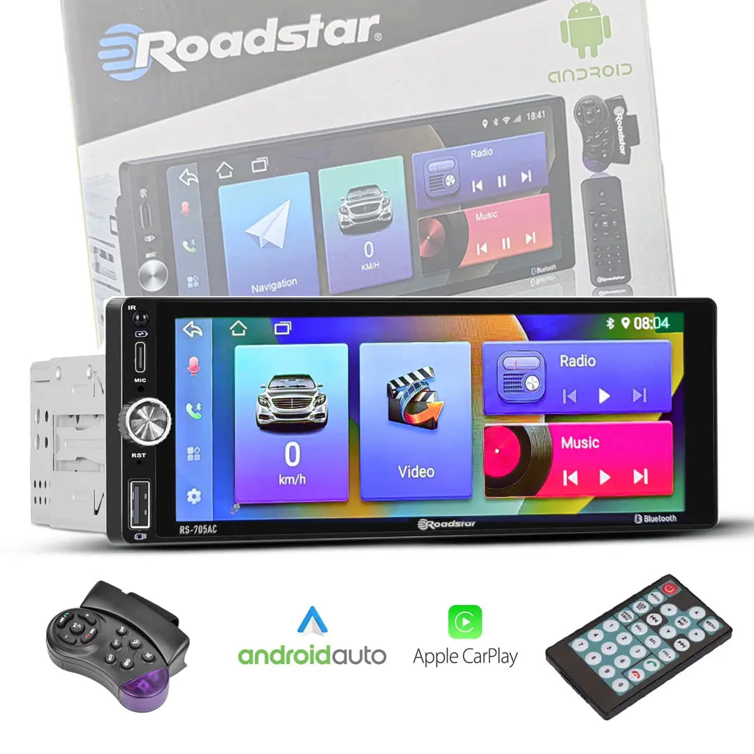 Roadstar 6.8" Single Din Android / MP5 Player Roadstar